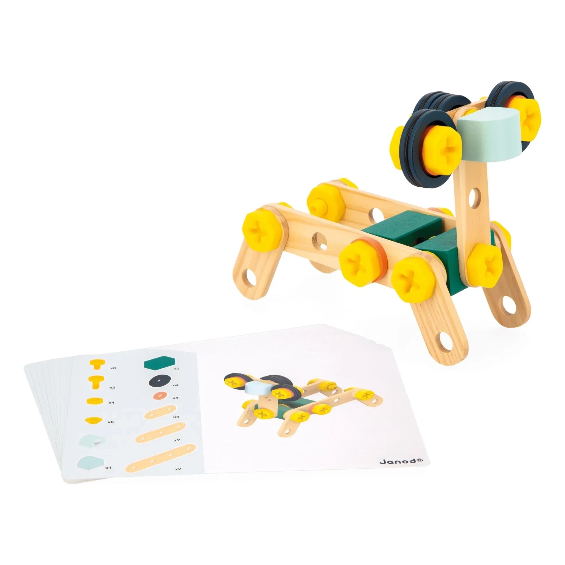 Janod - Brico'Kids Barrel - 50 Pieces