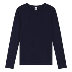 Petit Bateau - The Iconic Long Sleeve T-Shirt - Women's Collection | Navy Blue