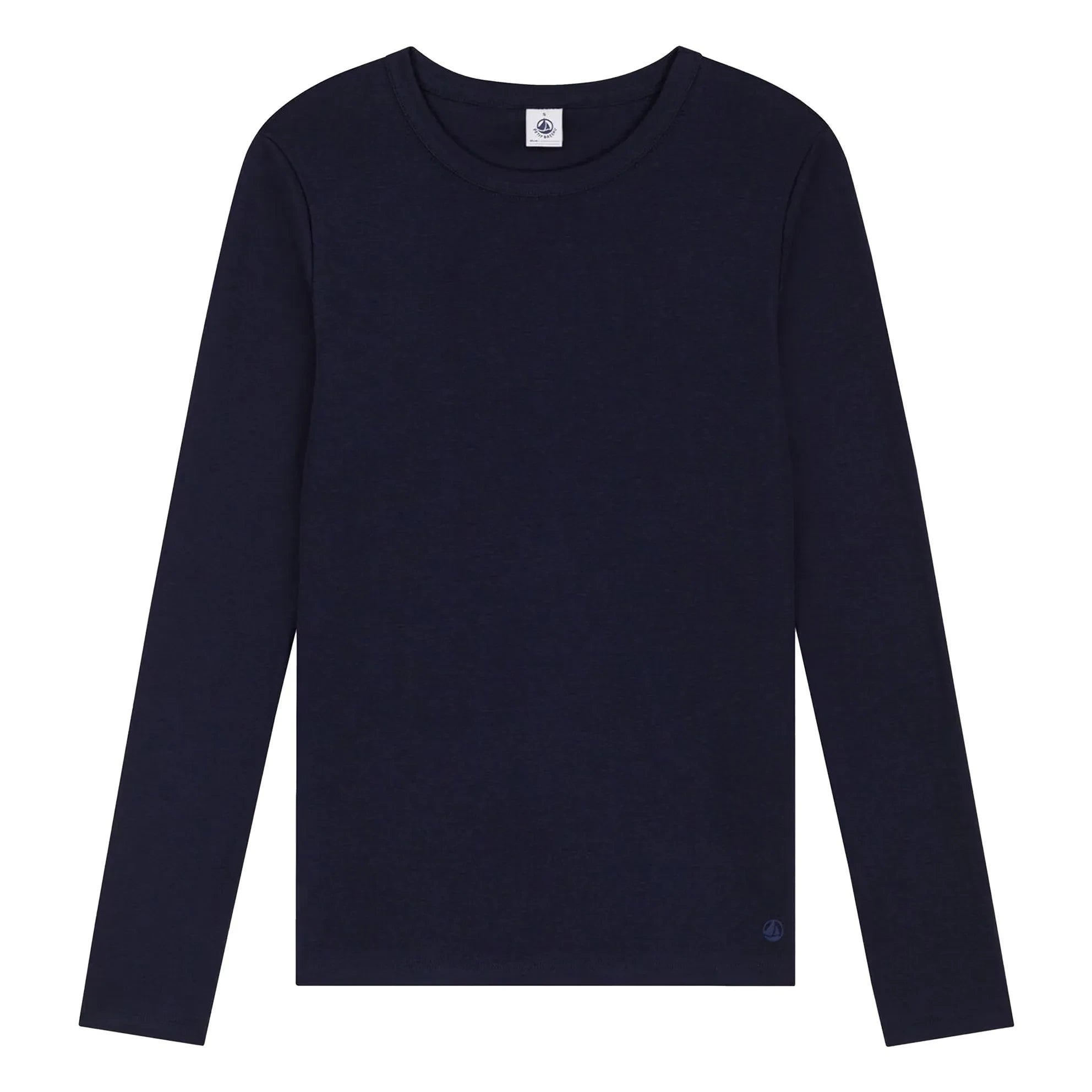Petit Bateau - The Iconic Long Sleeve T-Shirt - Women's Collection | Navy Blue