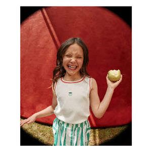 Goldie + Ace - Striped Pocket Skirt | Green