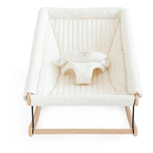 Nobodinoz - Growing Green Baby Rocker | Cream
