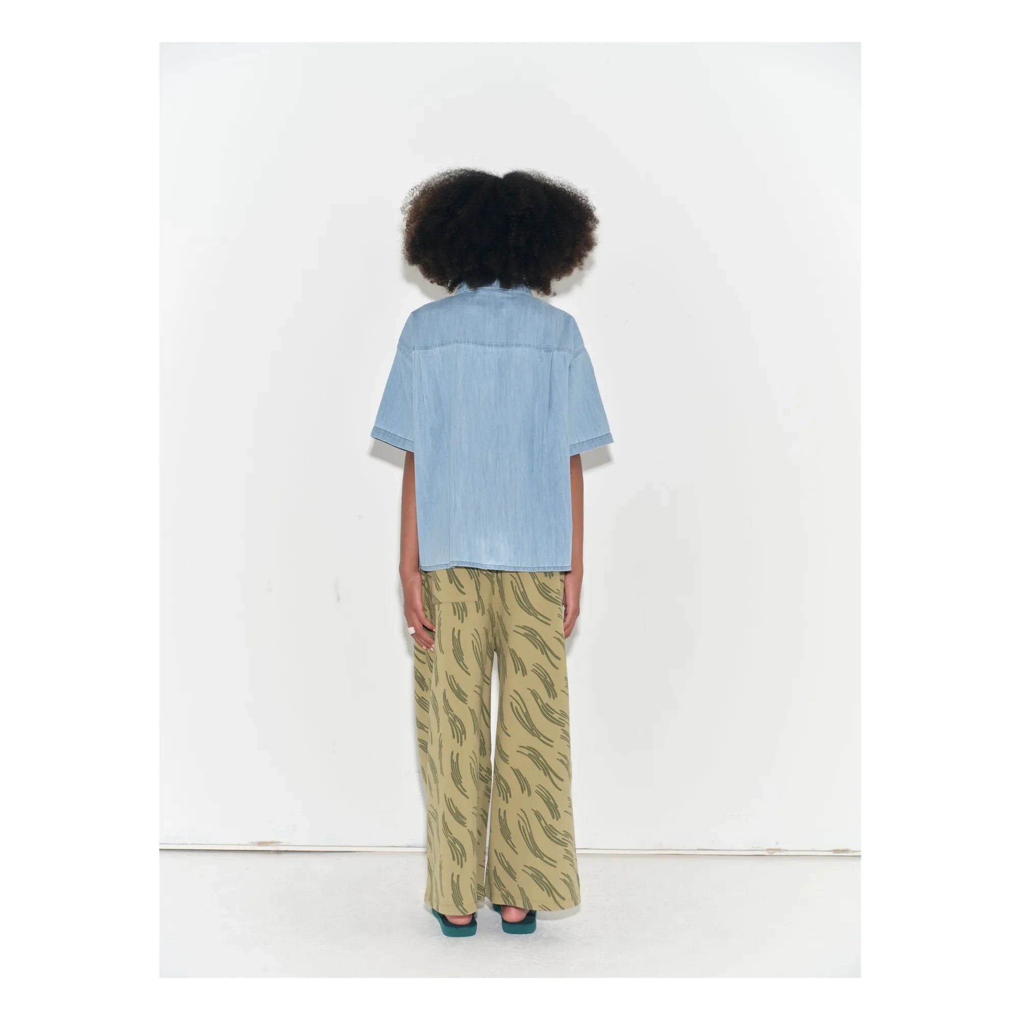 Main Story - Denim Oversized Organic Cotton Shirt | Light Blue