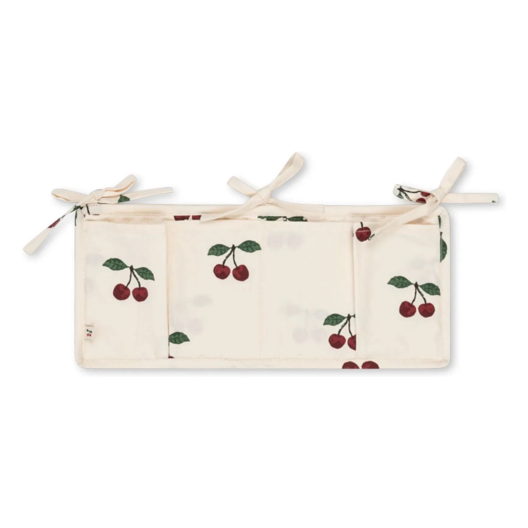 Konges Sløjd - Cherry Quilted Crib Pocket | Cherry Red