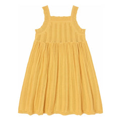 FUB - Organic Cotton Fine Knit Summer Dress | Mustard