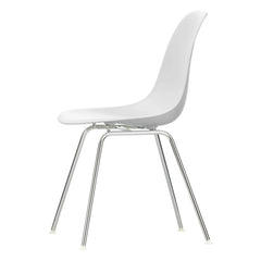 Vitra - DSX Plastik sandalye - krom çerçeve - Charles & Ray Eames | Beyaz