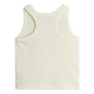 Mini Rodini - Society athlete top GOTS certified organic cotton | Ecru