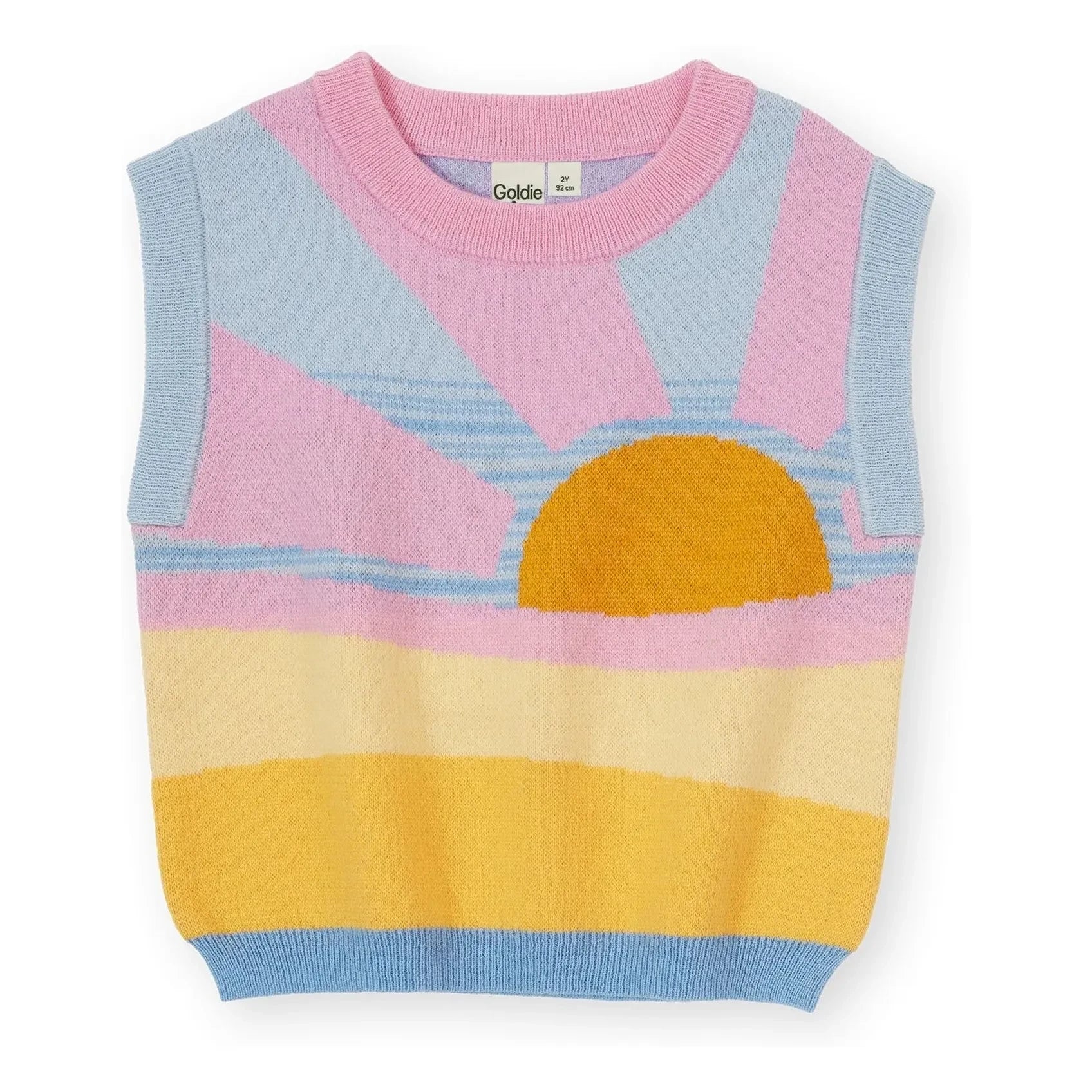 Goldie + Ace - Sunshine Sleeveless Sweater | Pink