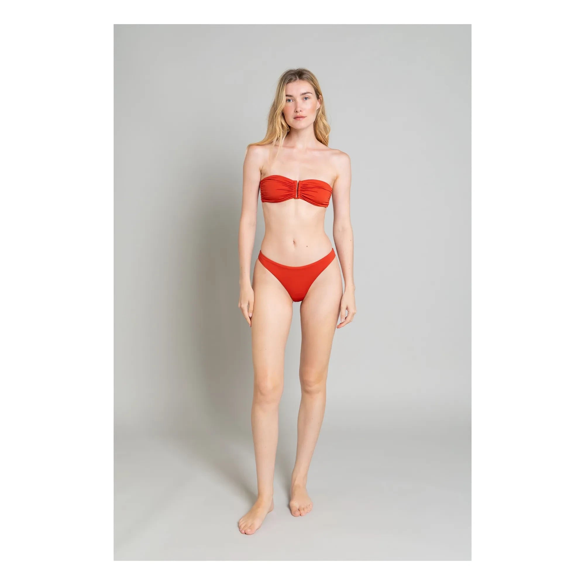 Smallable Woman - Lisa low-cut swimsuit | Brick red