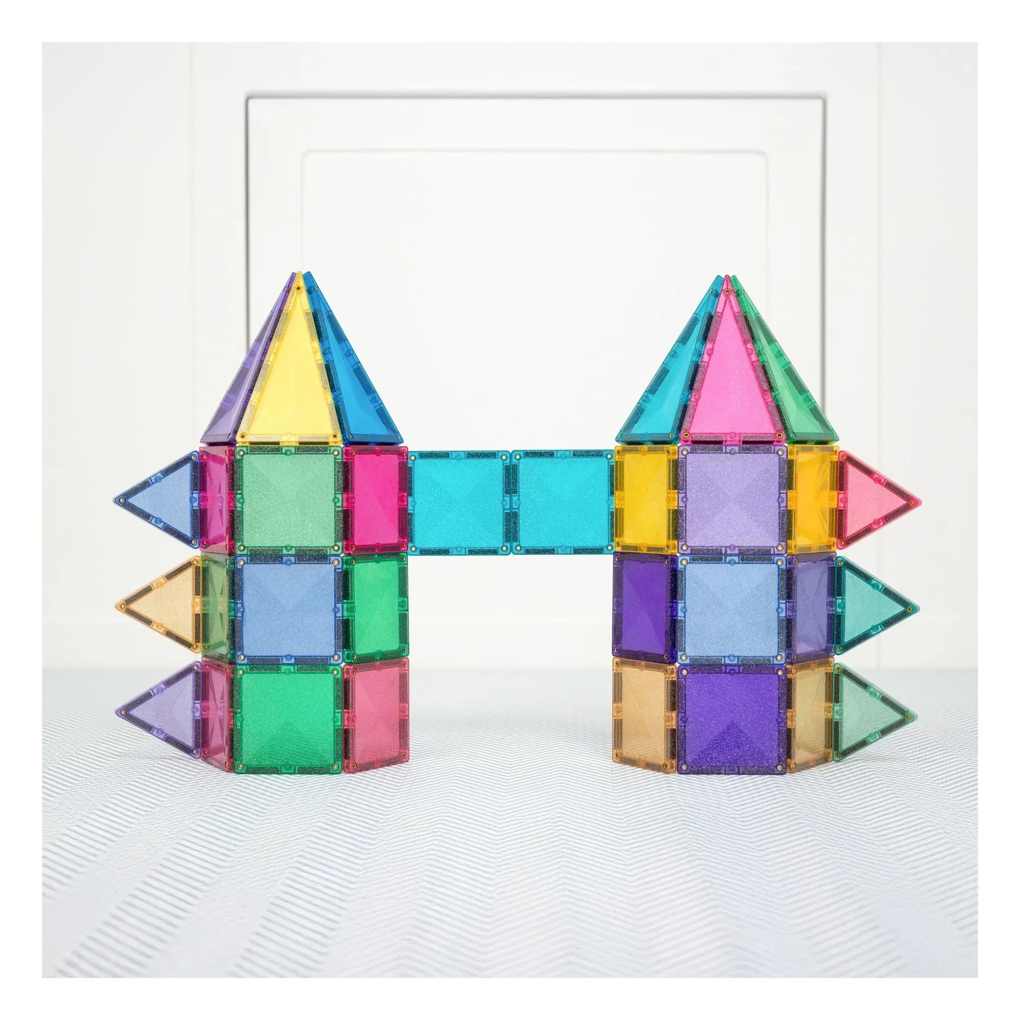 Connetix - Glitter Castle Set | Pastel