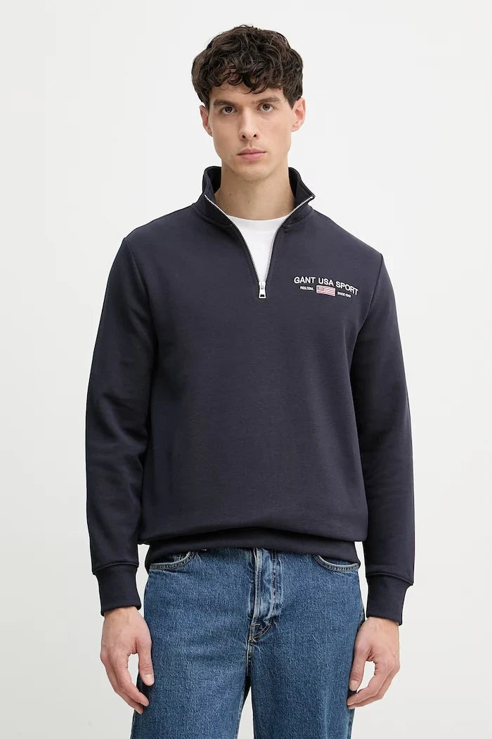 Gant düz erkek sweatshirt