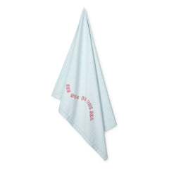 Liewood - Paige Organic Cotton Beach Towel | Y/D Striped Pure Sky / Creme de la Creme
