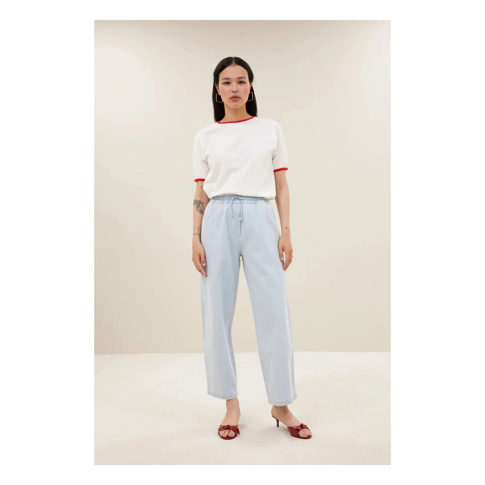 By Bar - Nîmes organic cotton T-shirt | White