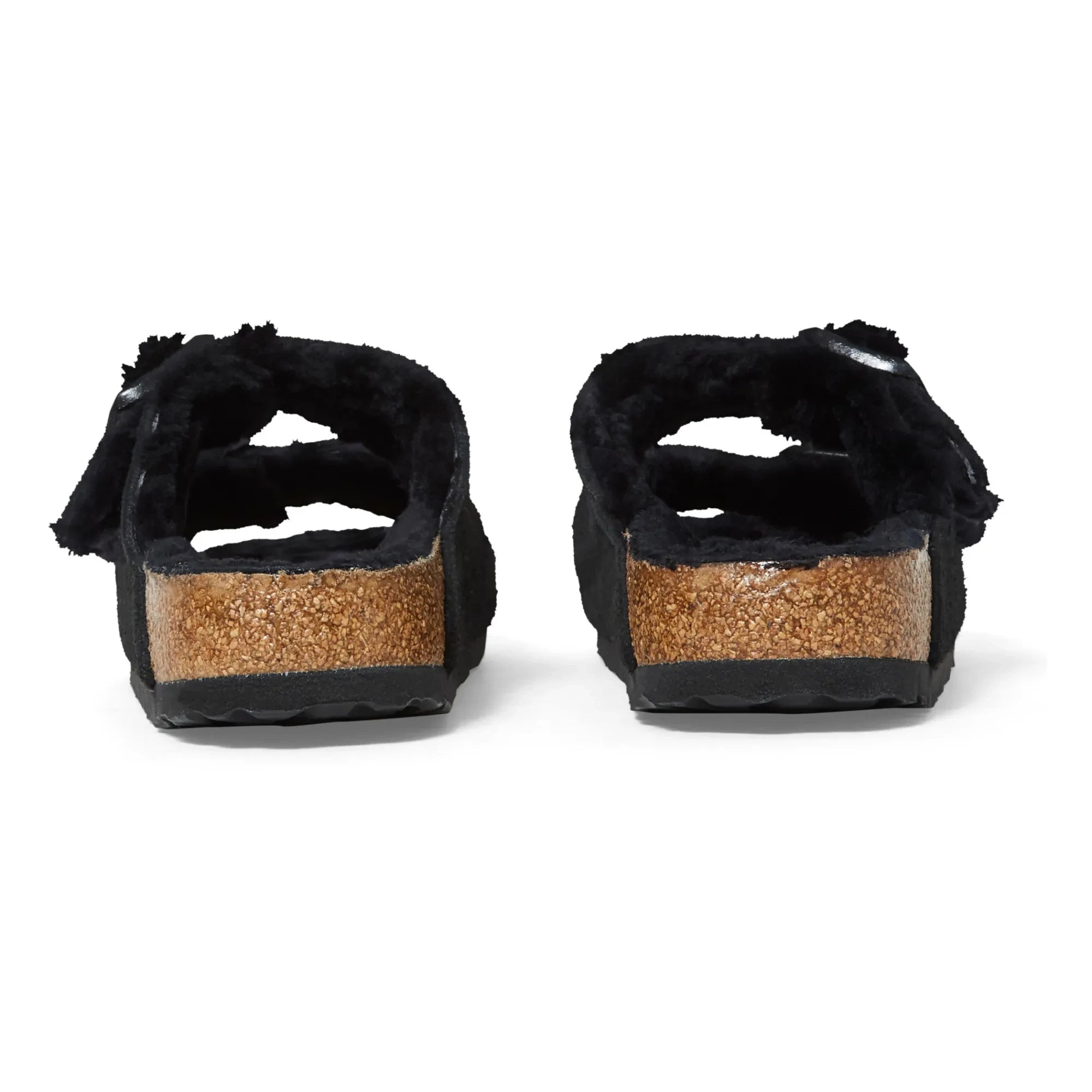 BIRKENSTOCK - Arizona Shearling Sandalet - Yetişkin Koleksiyonu | Siyah