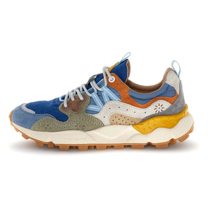 Flower Mountain - Yamano 3 Suede and Nylon Sneakers | Gray Blue