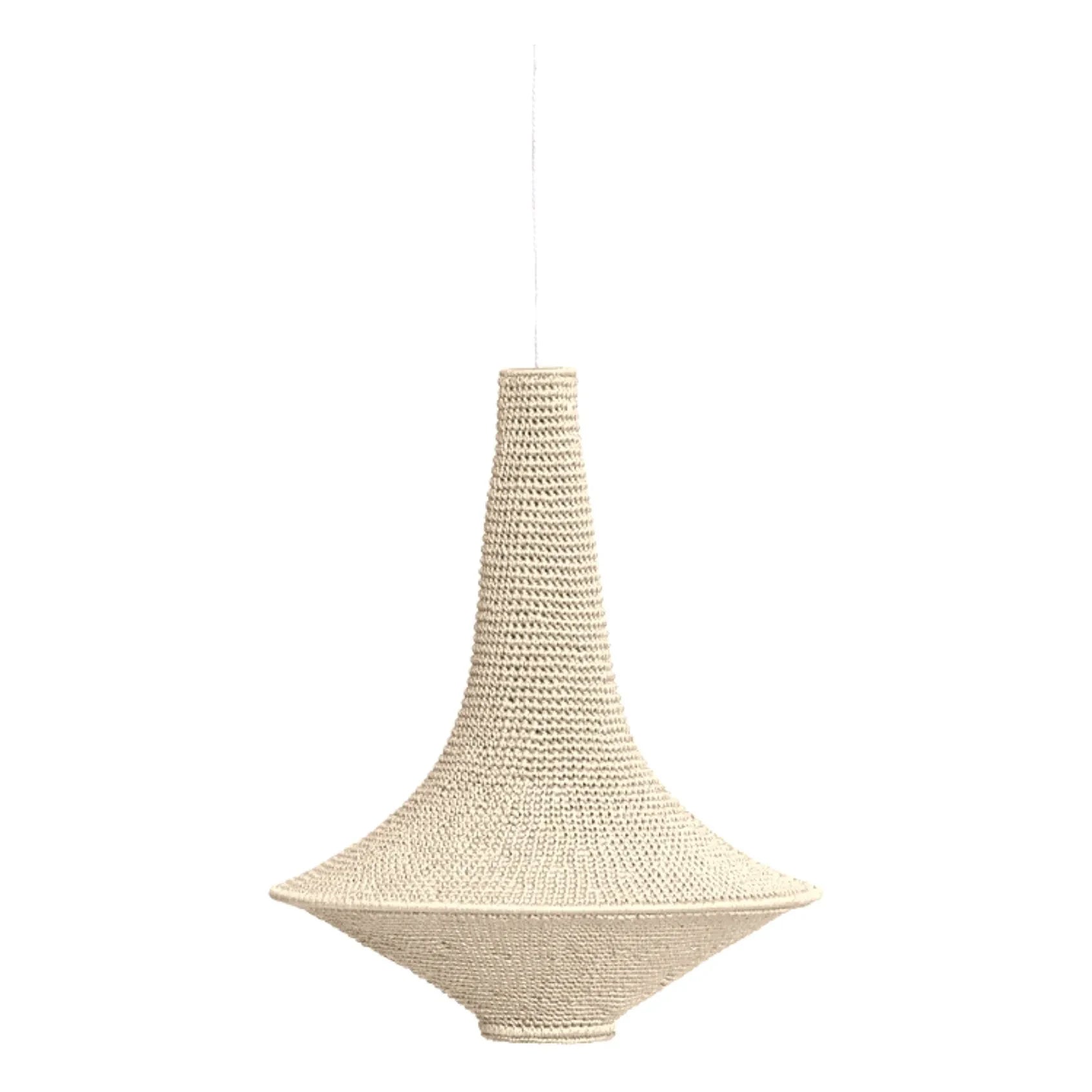 Hamimi - Wahad Crochet Pendant | Beige
