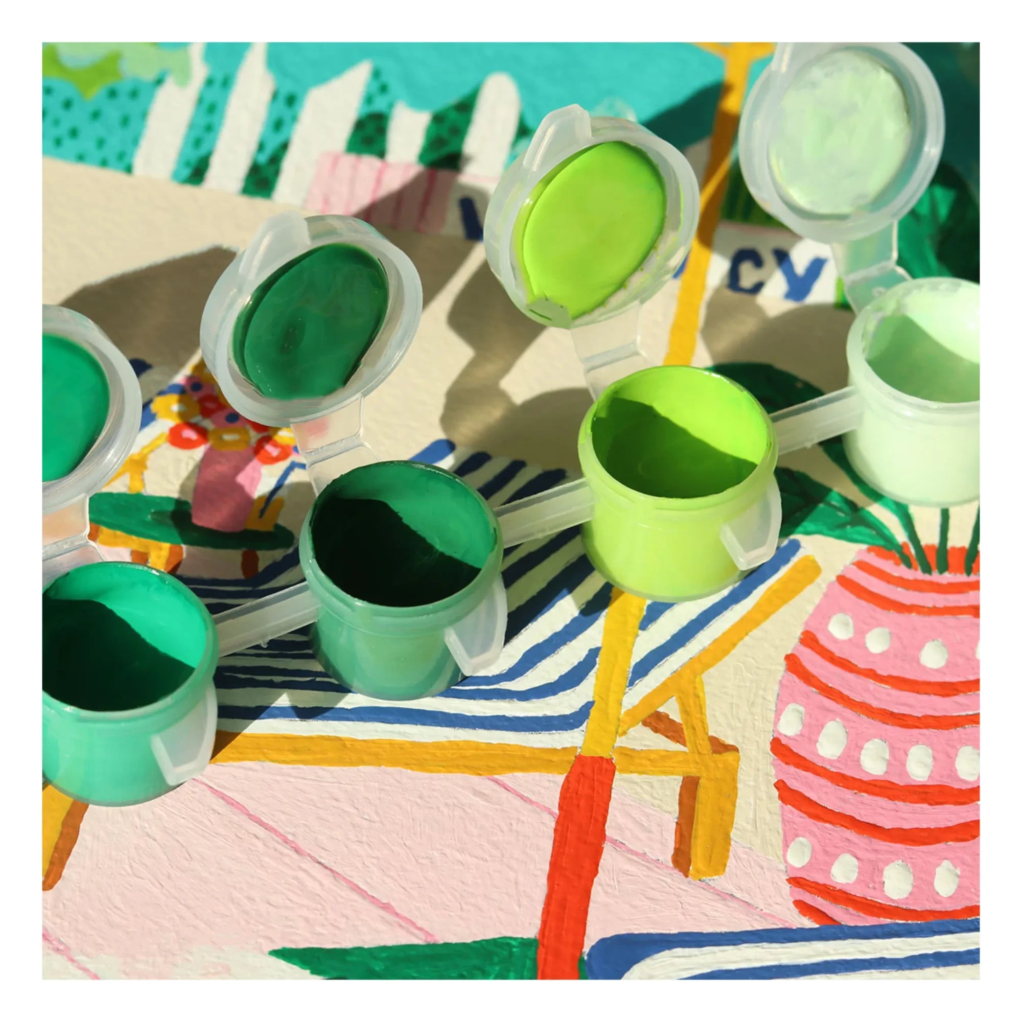 La Petite Épicerie - Numbered Coloring Set - The Motel Pool