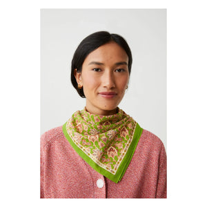 Moismont - India Shawl No.764 Cotton | Matcha Green