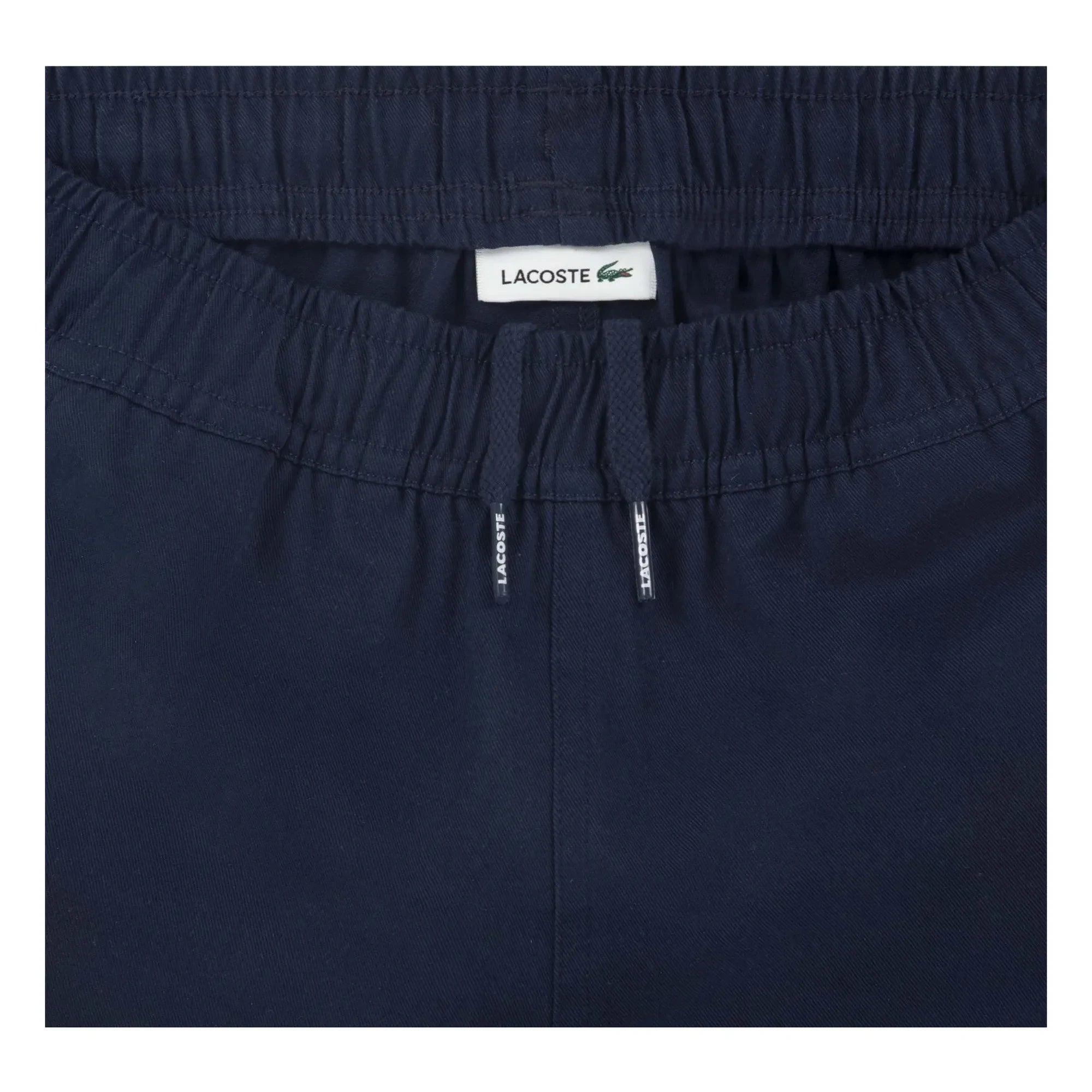 Lacoste - Organik Pamuk Kordonlu Kargo Pantolon | Lacivert