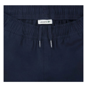 Lacoste - Organic Cotton Drawstring Cargo Pants | Navy Blue