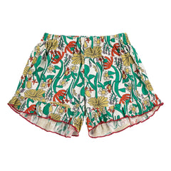 Bobo Choses - Organic Cotton Ruffled Shorts | White