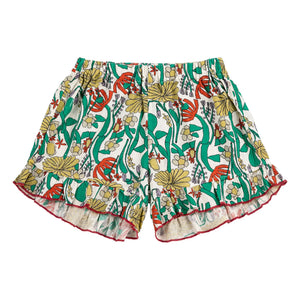 Bobo Choses - Organic Cotton Ruffled Shorts | White