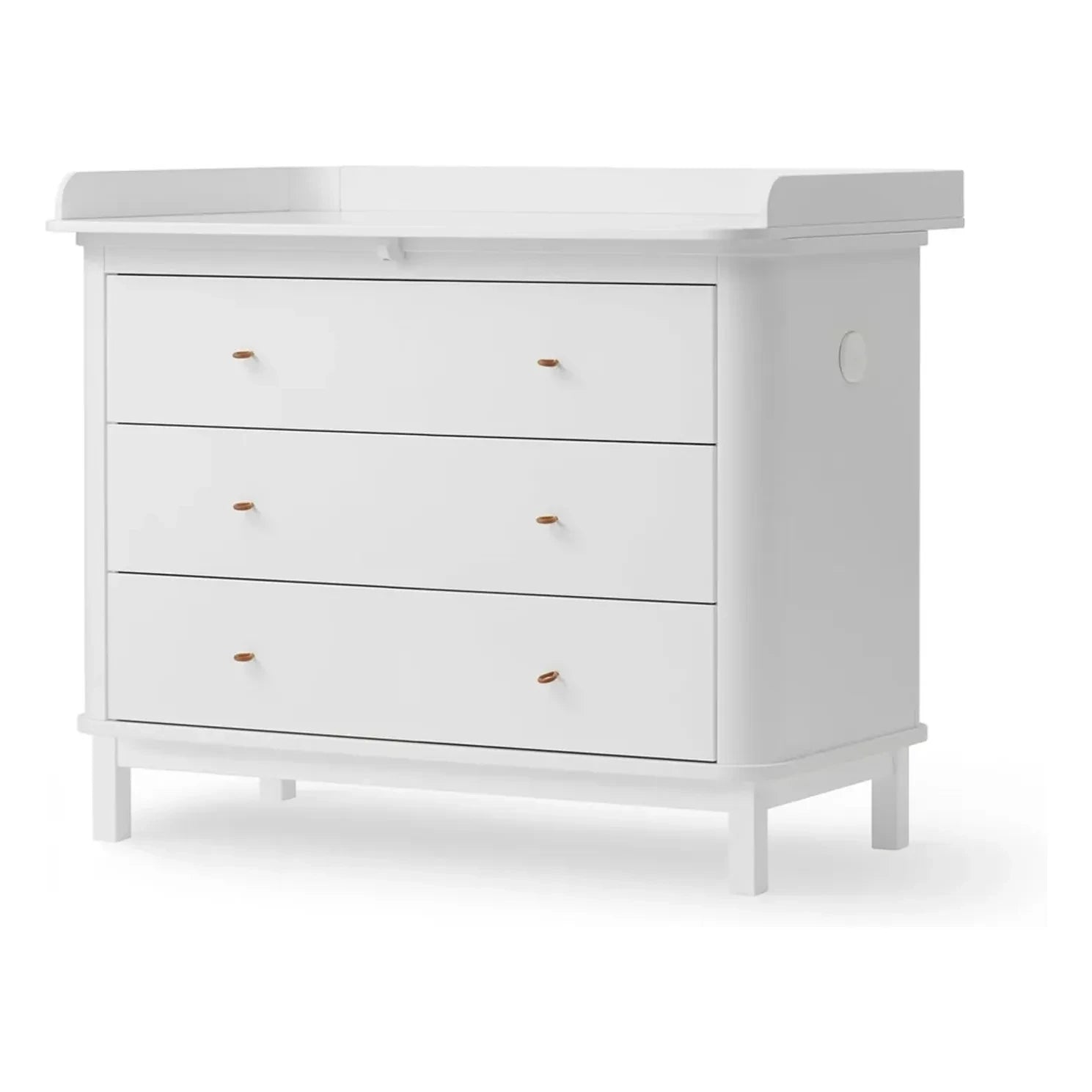 Oliver Furniture - Ahşap 3 çekmeceli alt değiştirme dolabı | Beyaz