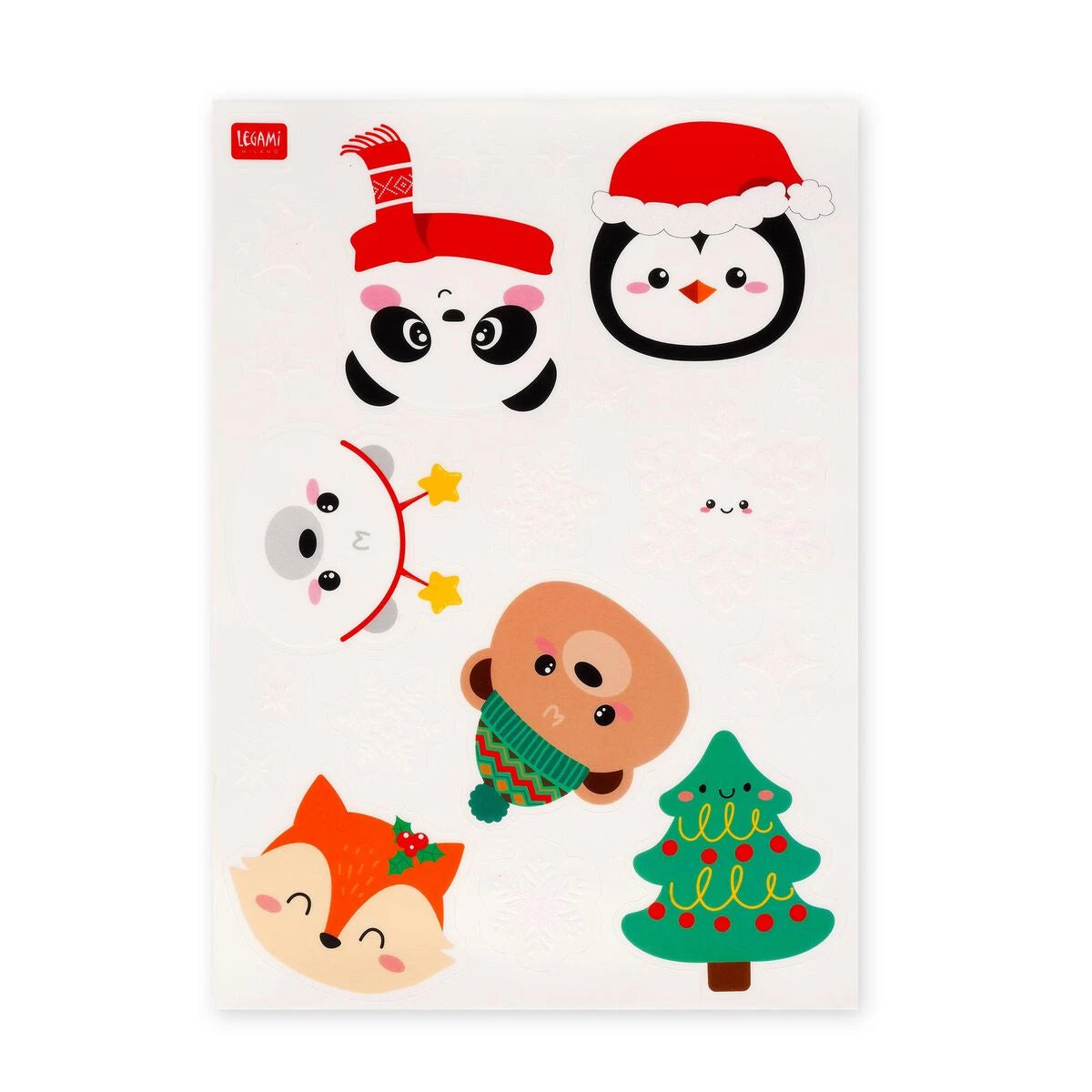 Legami - Set of 70 Static Cling Window Stickers - Windo-Wow