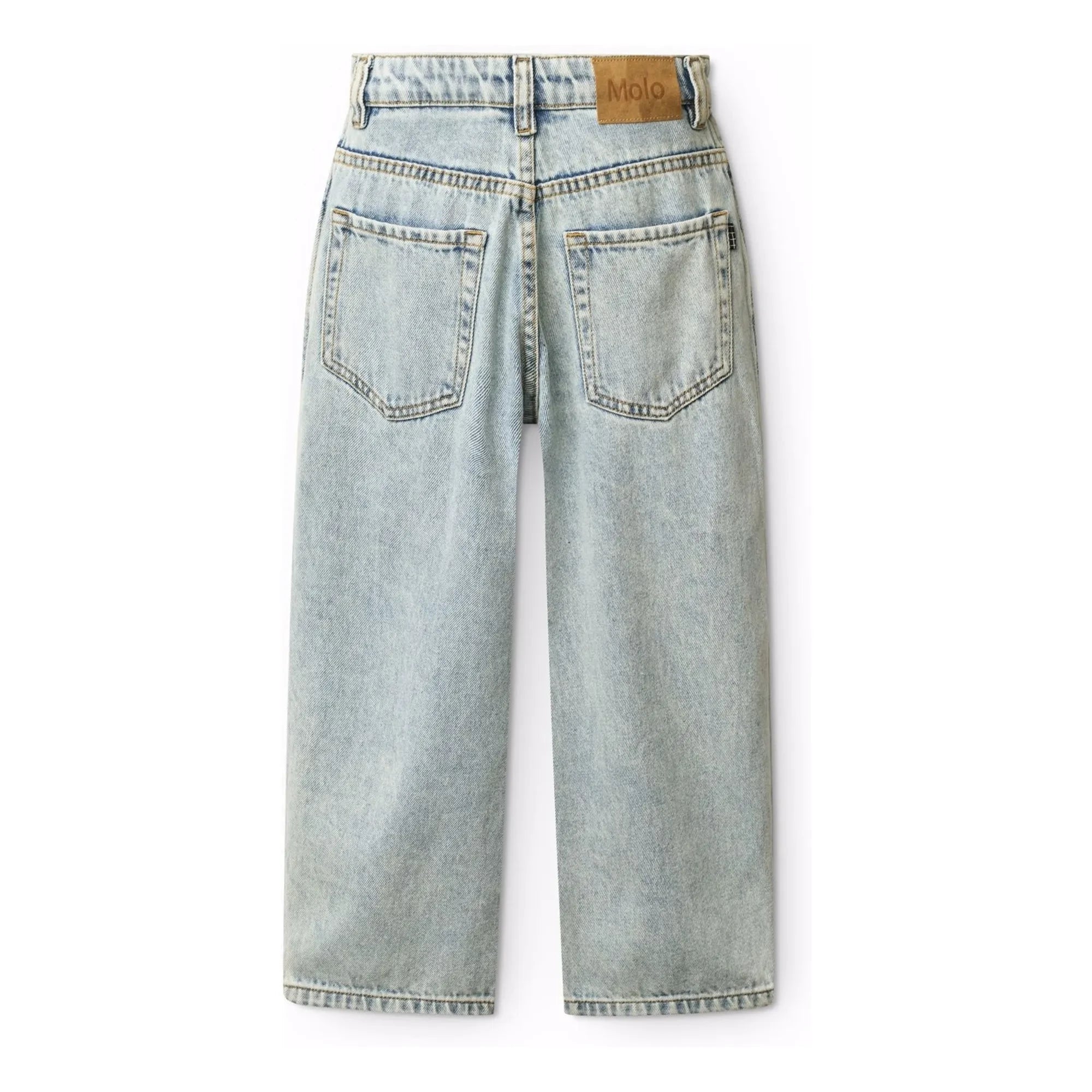 Molo - Aiden Organic Cotton Denim Pants | Light Blue