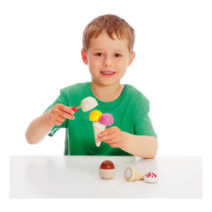 Erzi - Toy Ice Creams - 8 Pieces