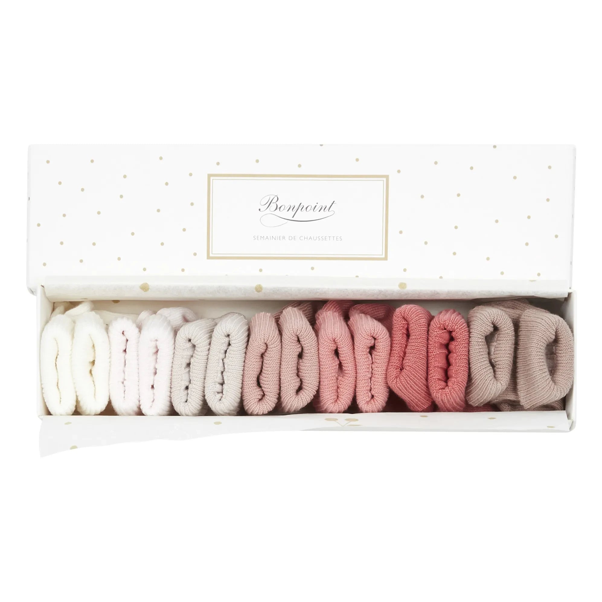 Bonpoint - 7-Pair Sock Set | Pink