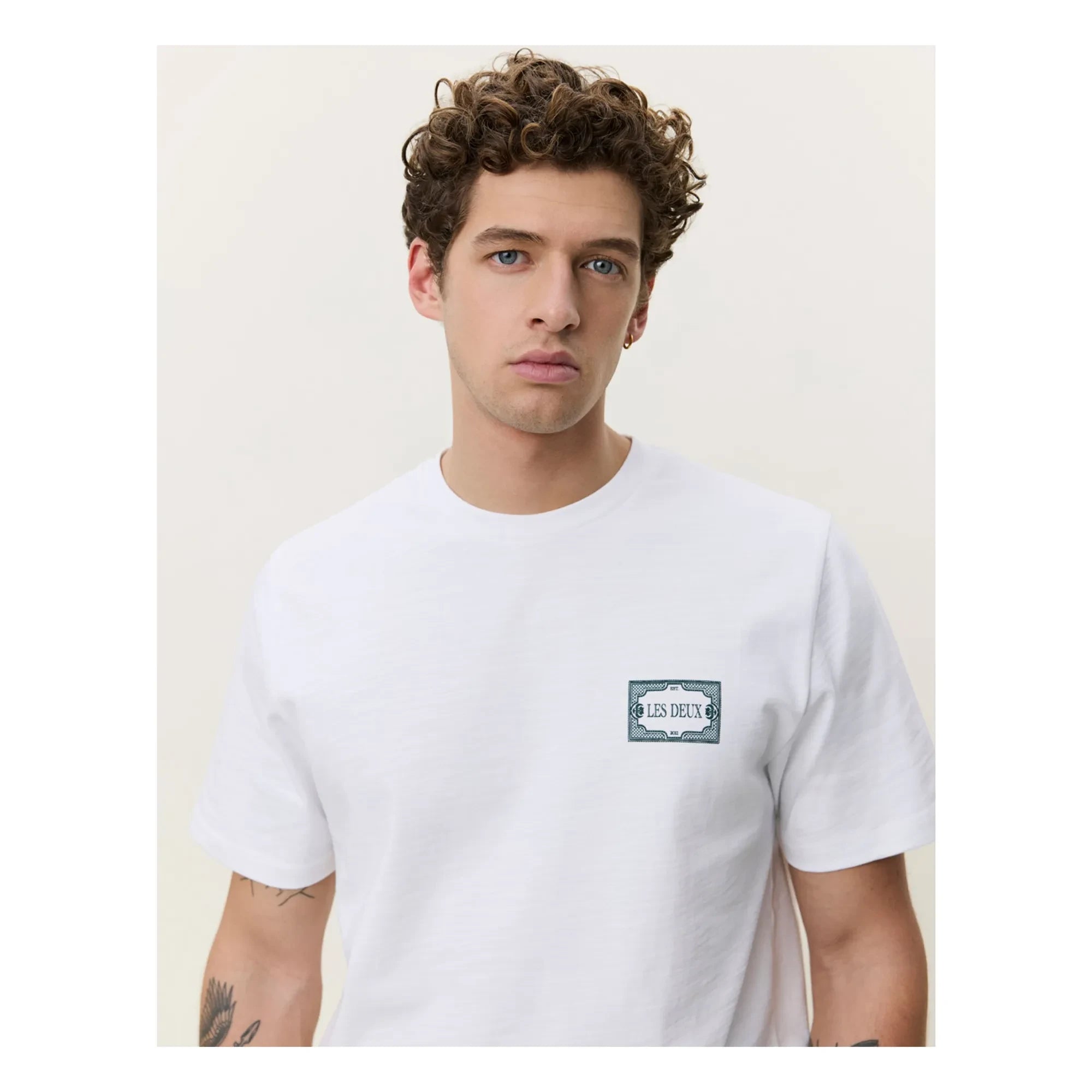 Les Deux - Italian T-shirt | White