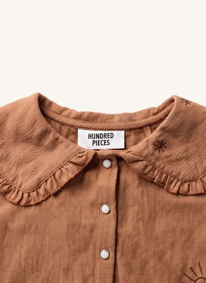 Hundred Pieces - Candy Stars Blouse | Brown