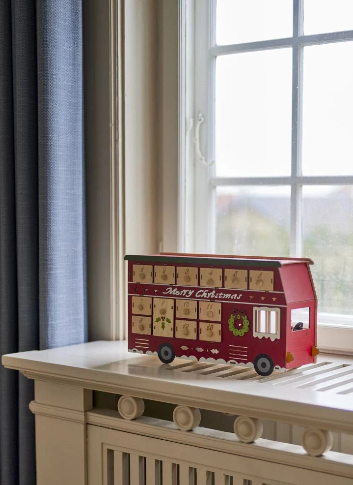 Bloomingville Mini - Edward Lighted Christmas Calendar | Red