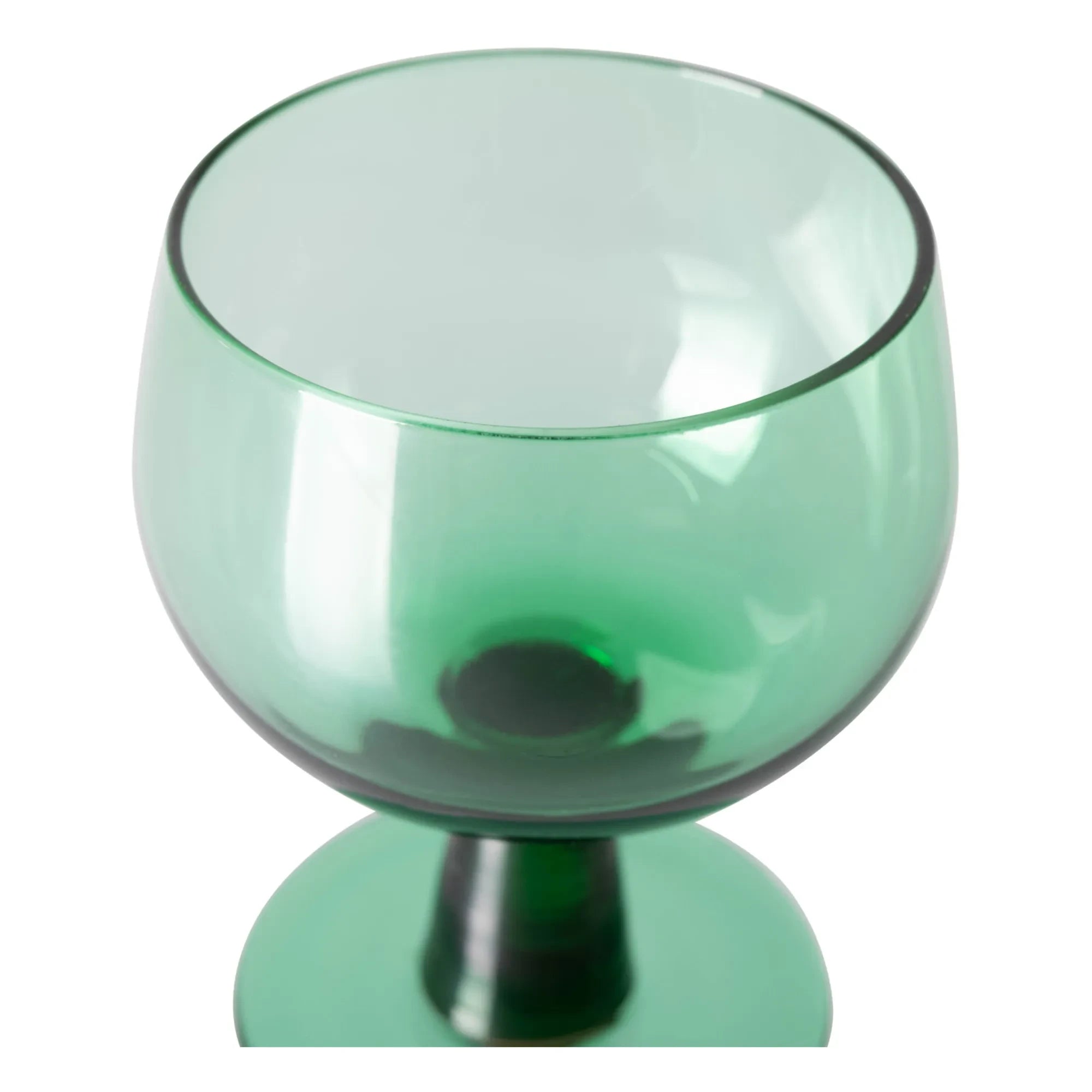 HKliving - Emerald Handle Glasses - Set of 4 | Green