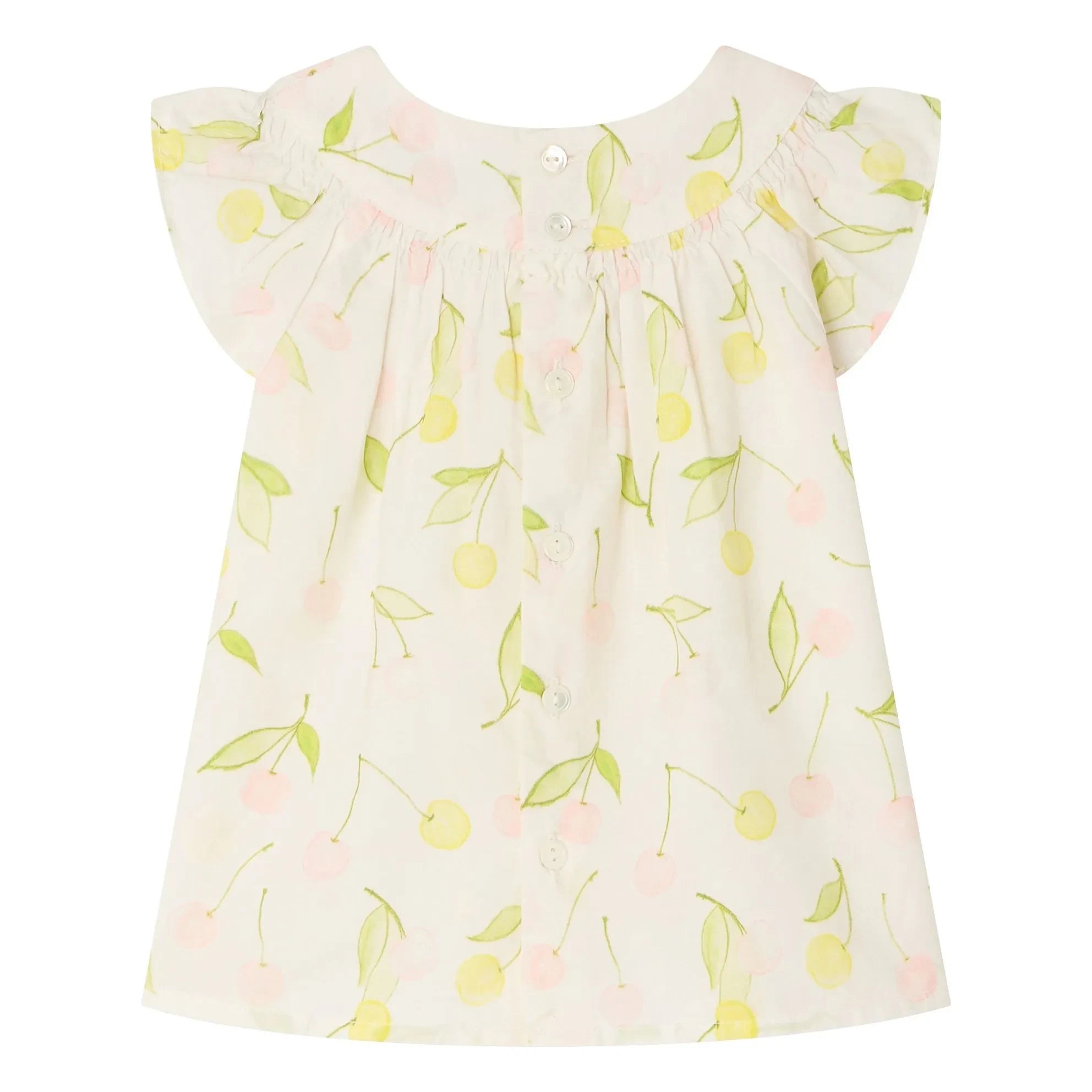Bonpoint - Organic Cotton Poplin Blouse Lala | Ecru