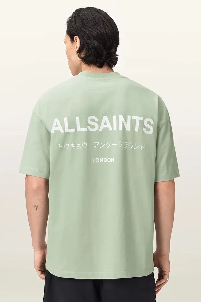 AllSaints Erkek Pamuklu Oversize Tişört