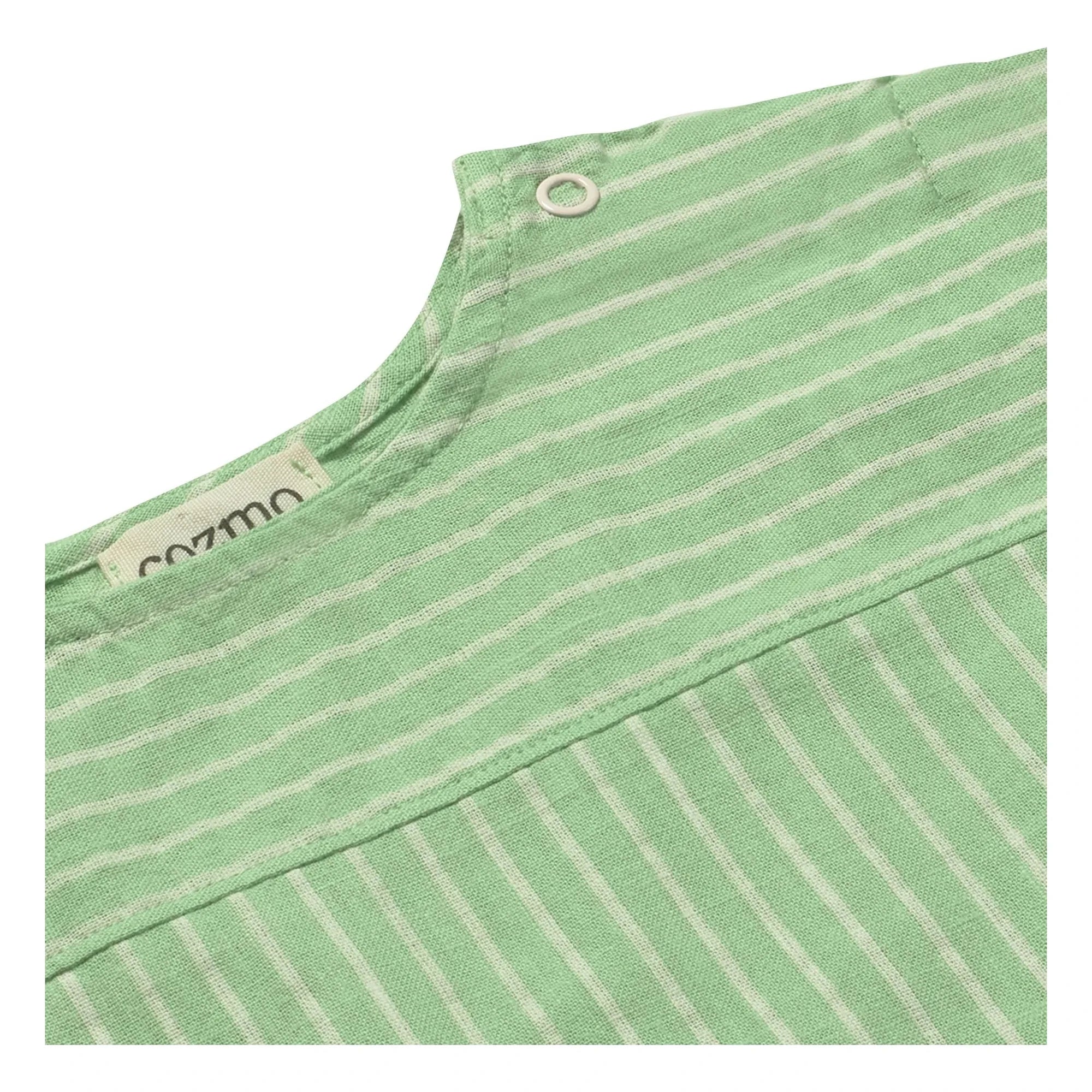 Cozmo - Çizgili Tişört | Çayır Yeşili