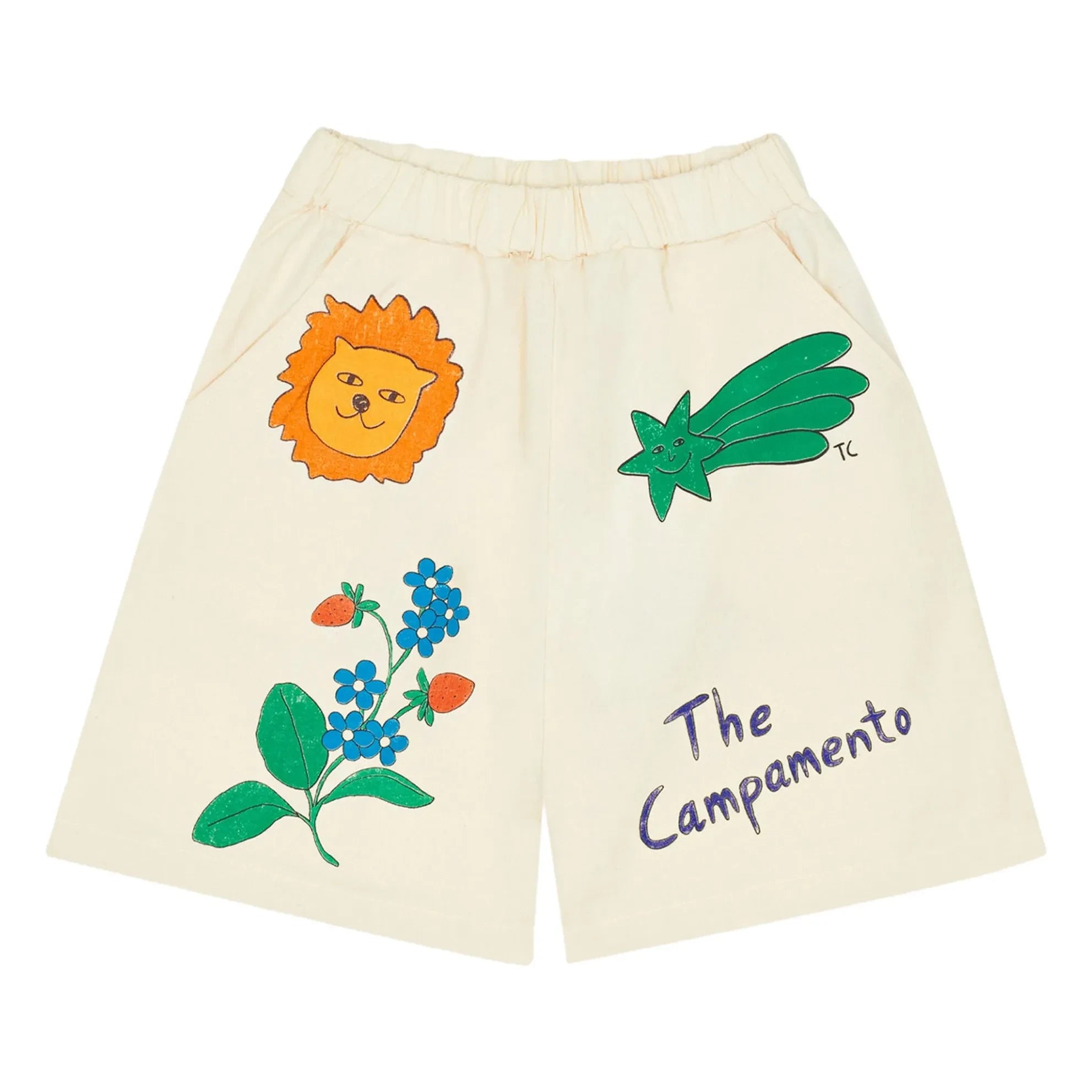 The Campamento - The Campamento Bermuda Şort | Ekru