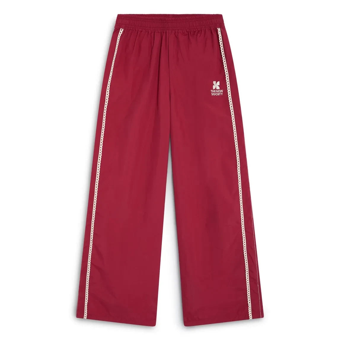 The New Society - TNS Lace Logo Jogger | Red