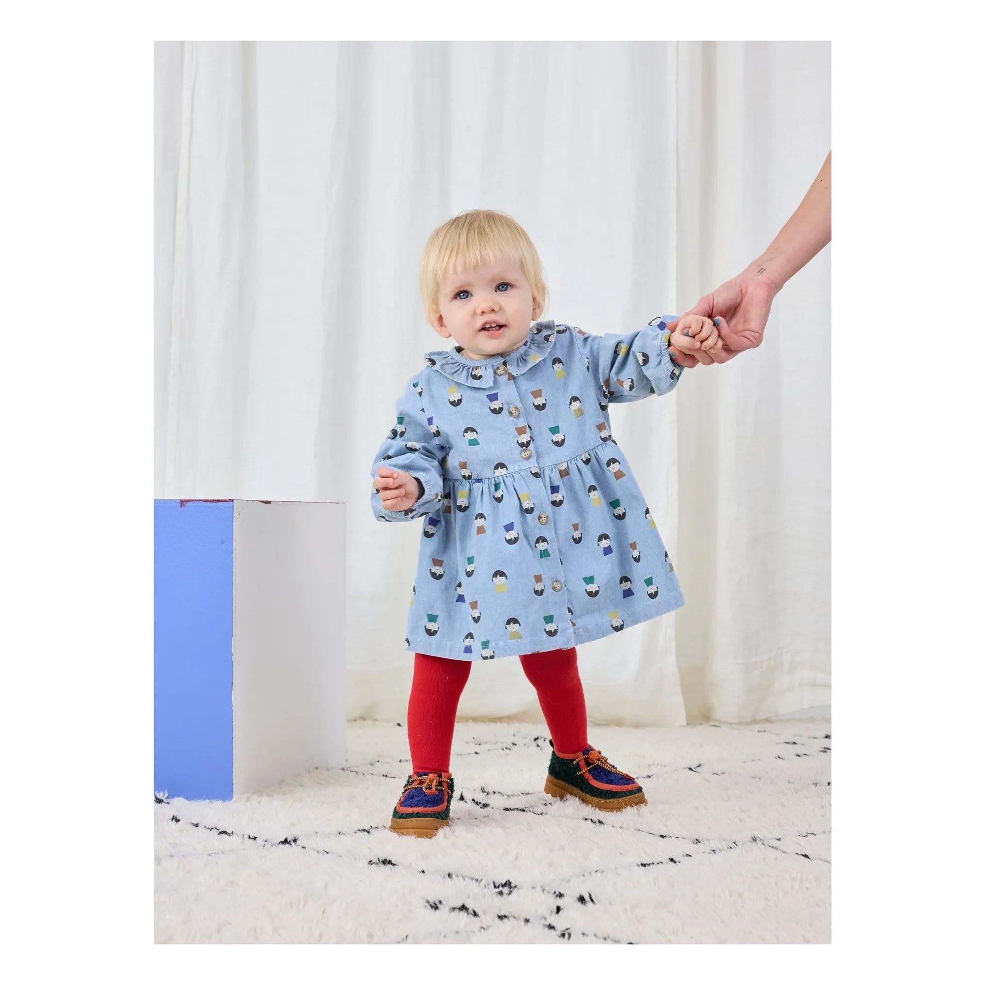 Bobo Choses - Pions Denim Dress | Light Blue