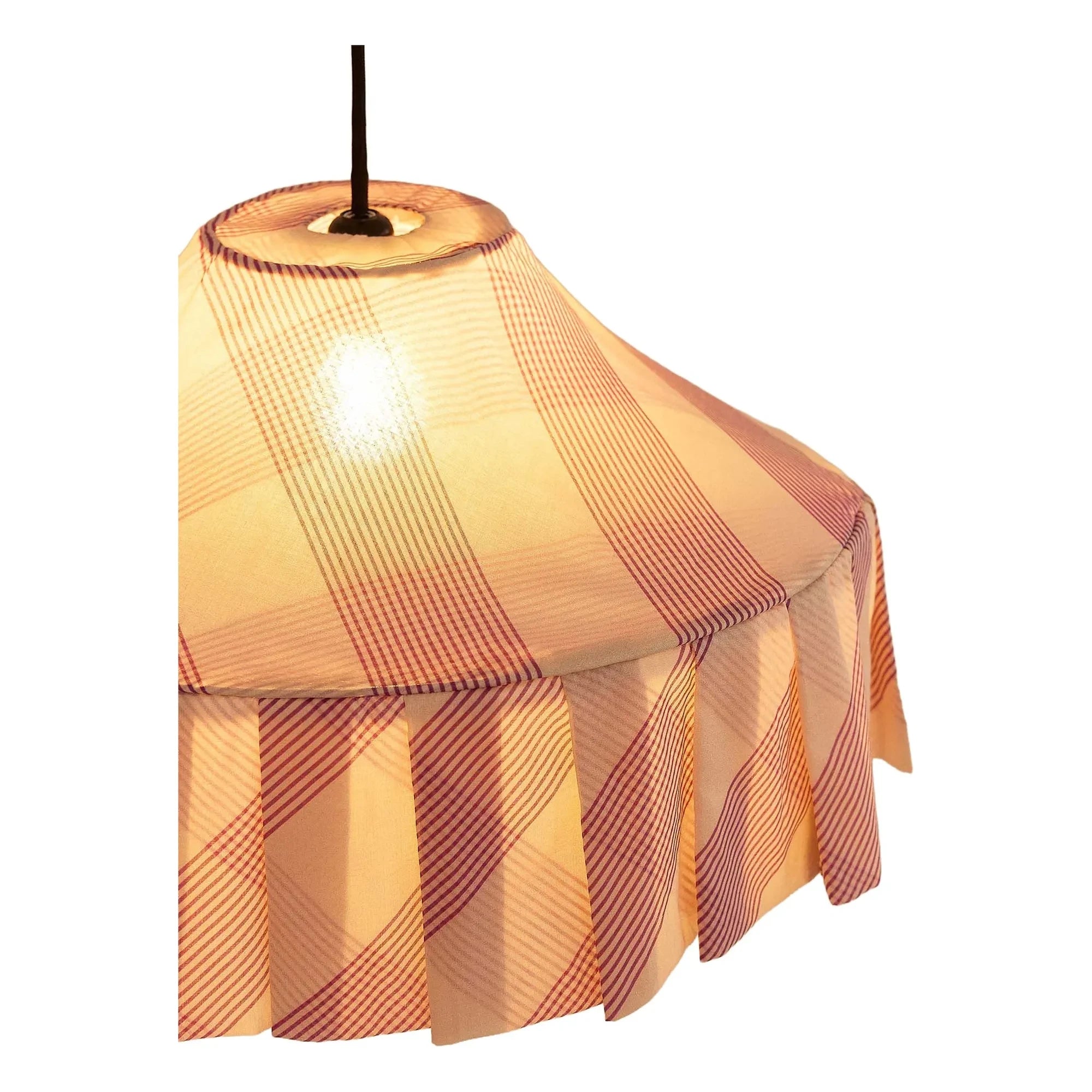 Nobodinoz - Nicole Striped Lampshade | Lilac