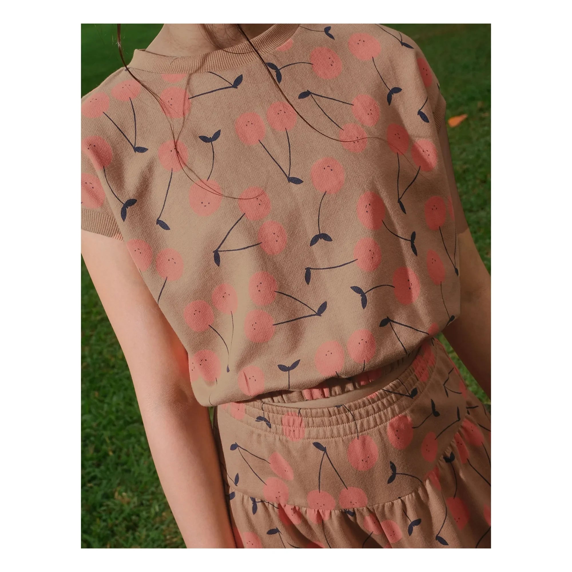 Gingersnaps - Harper Cherries T-Shirt | Brown