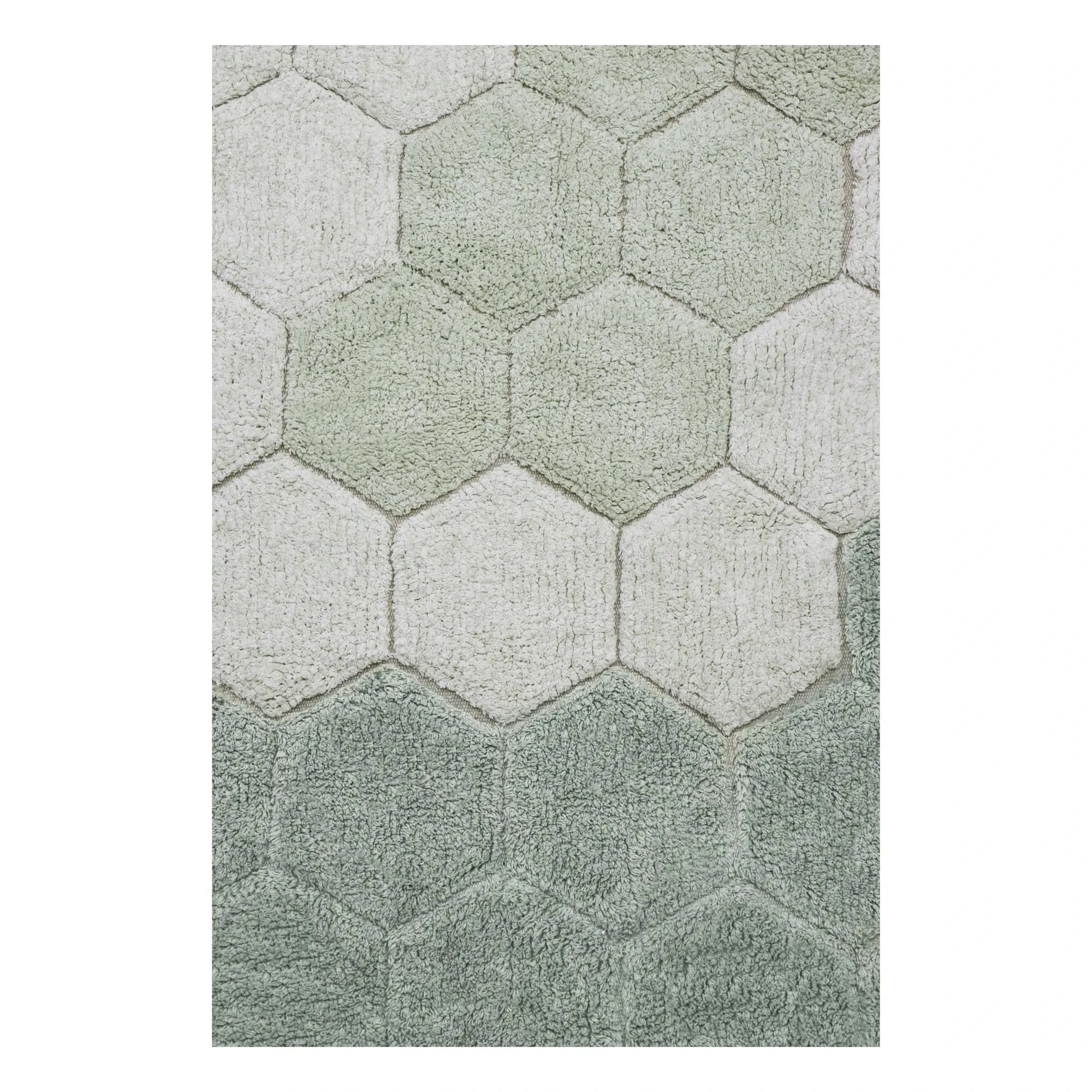 Lorena Canals - Honeycomb Round Rug | Gray Blue