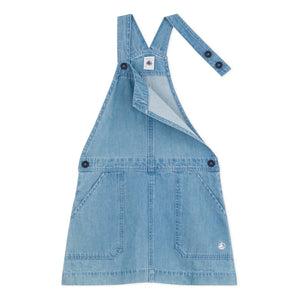 Petit Bateau - Meduse Denim Romper Dress | Denim Blue