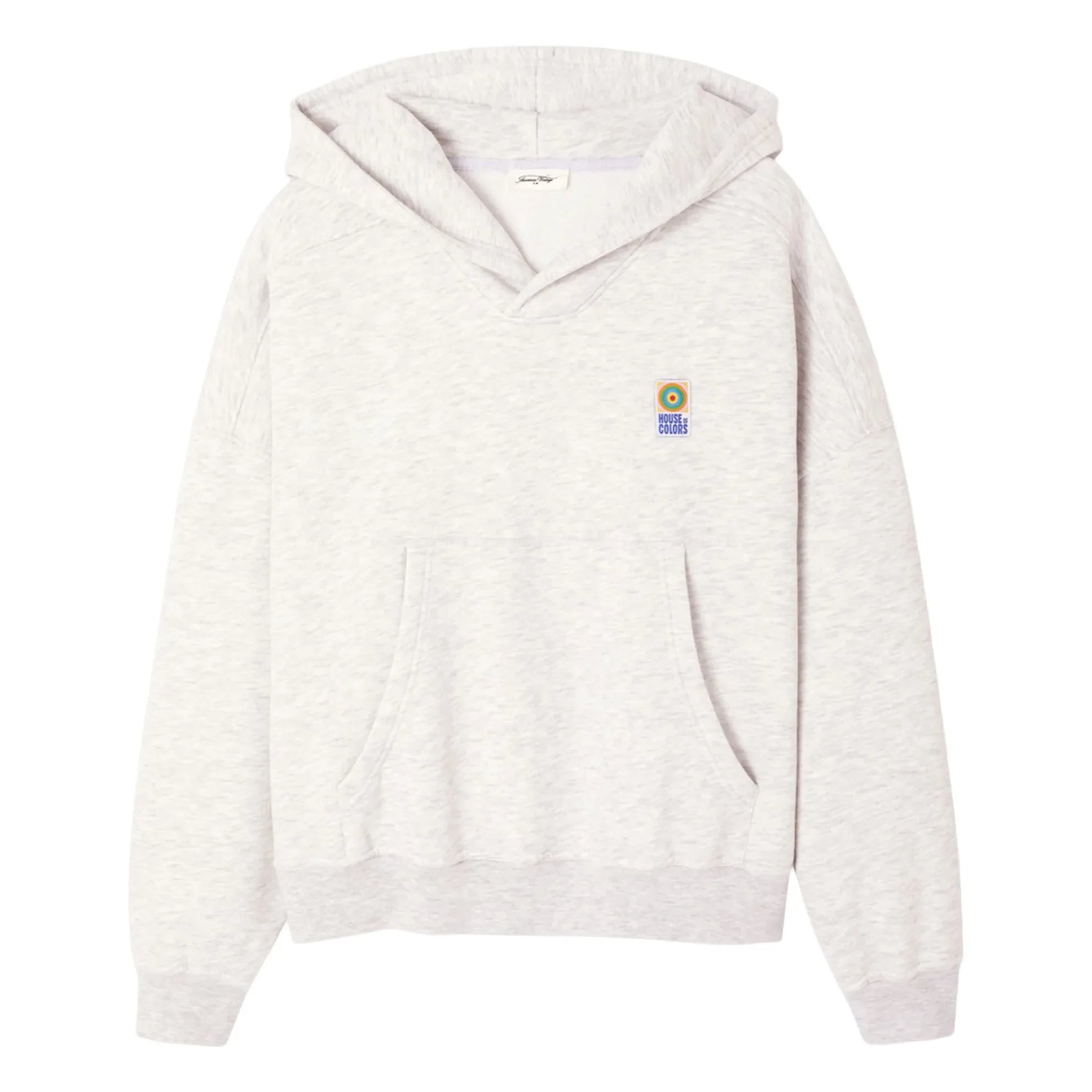 American Vintage - Baptown Kapüşonlu Sweatshirt | Gri Melanj