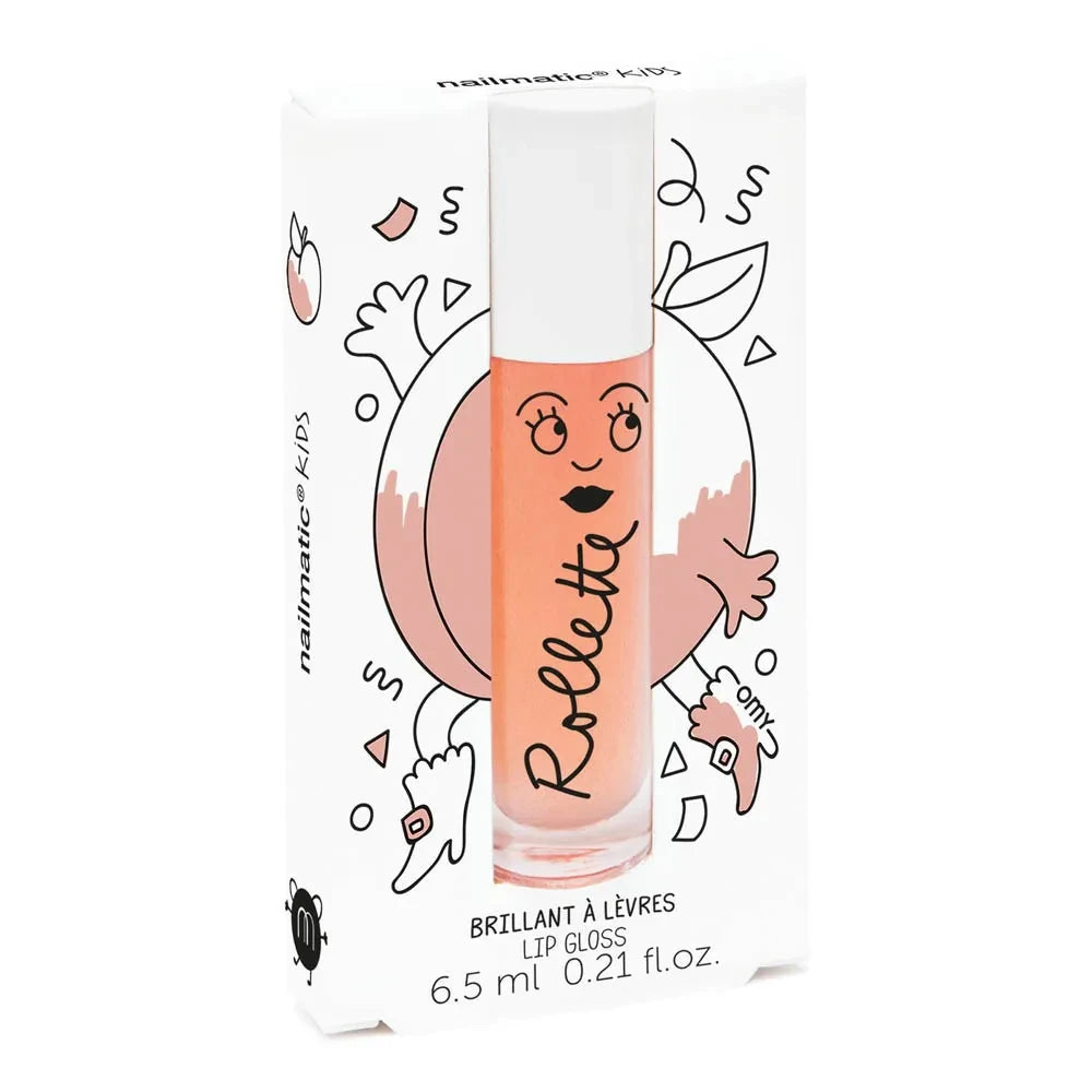 Nailmatic Kids - Peach Lip Gloss Roller | Orange