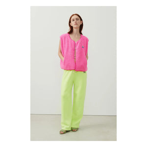 American Vintage - Hoktown Sleeveless Vest | Fluorescent Pink