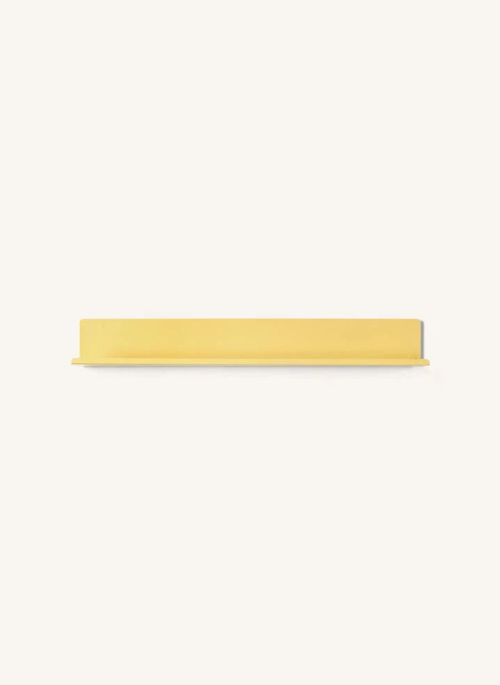 Mustard Made - Ledge Metal Wall Shelf | Pale Yellow