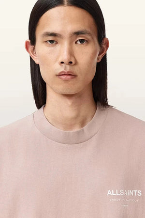 AllSaints Erkek Pamuklu Oversize Tişört