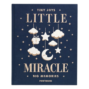 PrintWorks - Little Miracle Baby Photo Album | Night Blue